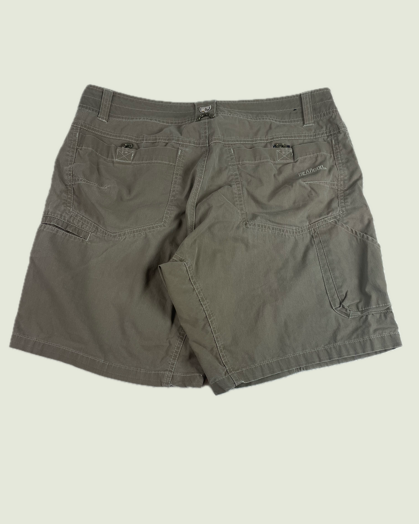 Kuhl Ramblr Patina Dye Olive Cargo Shorts