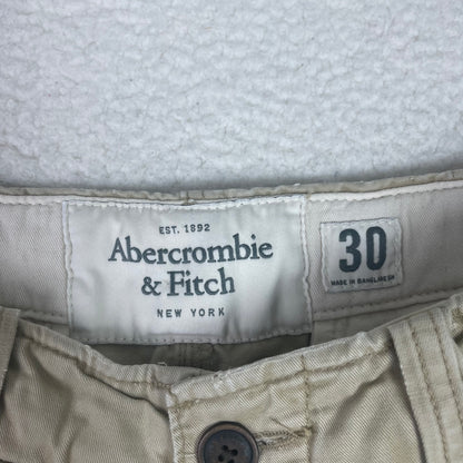 Abercrombie & Fitch Tan Baggy Cargo Shorts