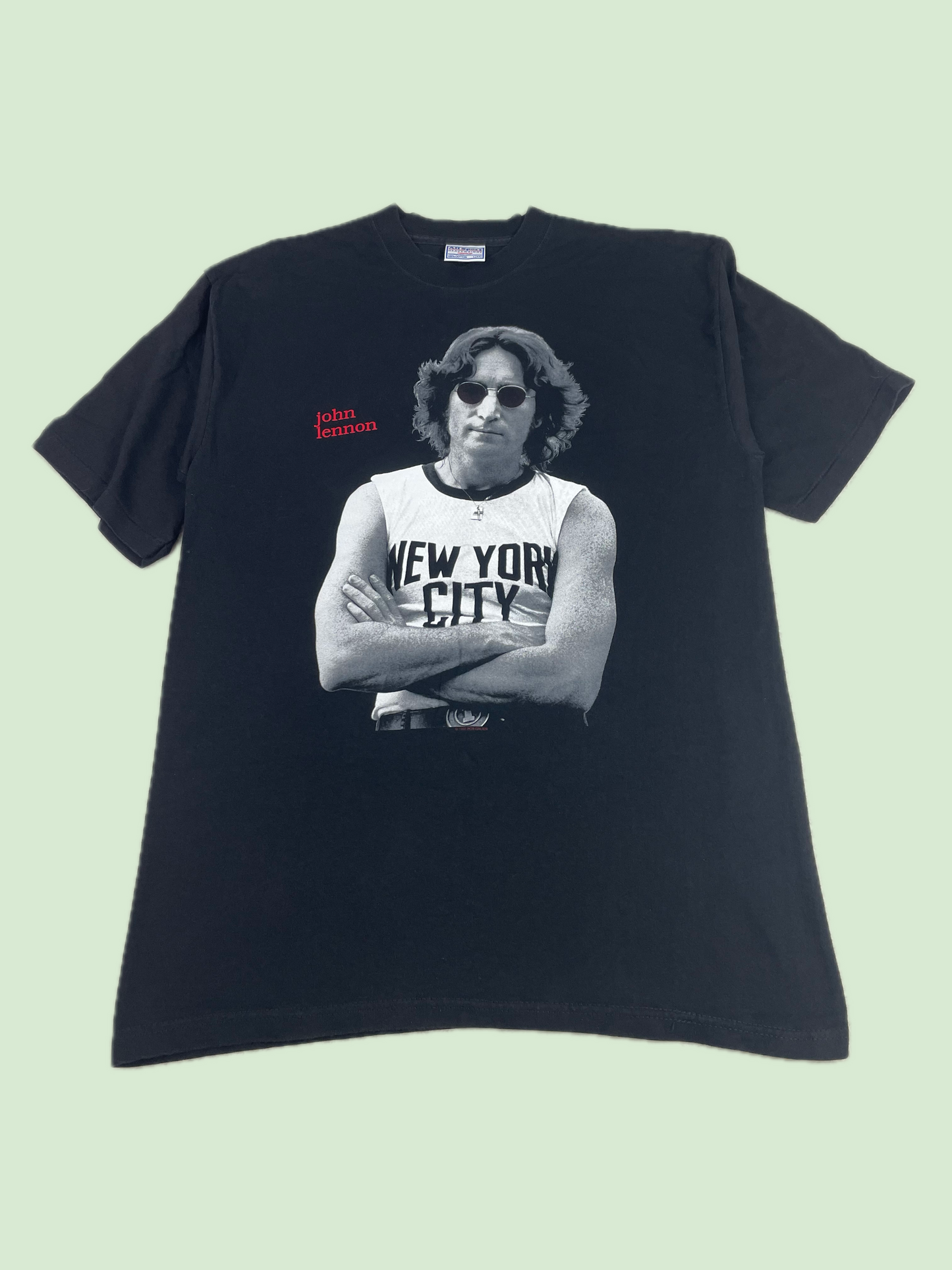 John Lennon New York City Graphic T-Shirt All Sport Single Stitch