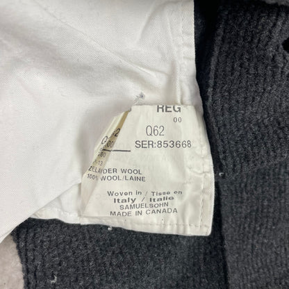Vintage Samuelsohn Zelander Wool Low Crotch Barrel Pants
