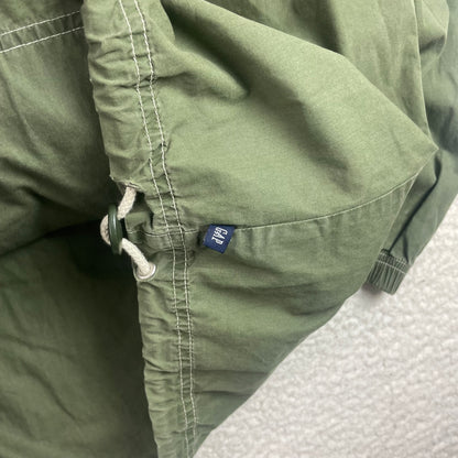 Vintage Gap 1/2 Zip Up Sage Green Anorak Hoodie Jacket