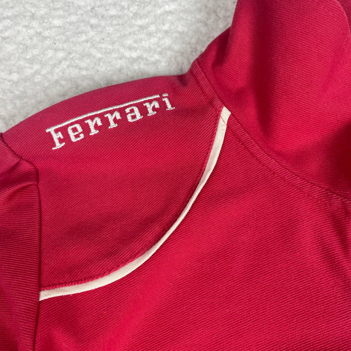 Puma X Ferrari Red Zip Up Track Jacket L Scuderia Ferrari Blokette