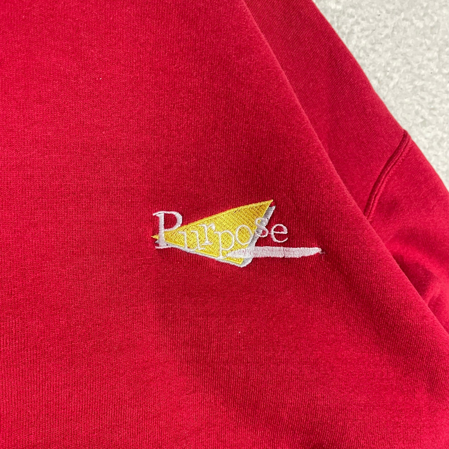 Vintage Russell Purpose Red Pullover Hoodie