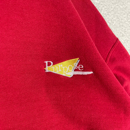 Vintage Russell Purpose Red Pullover Hoodie