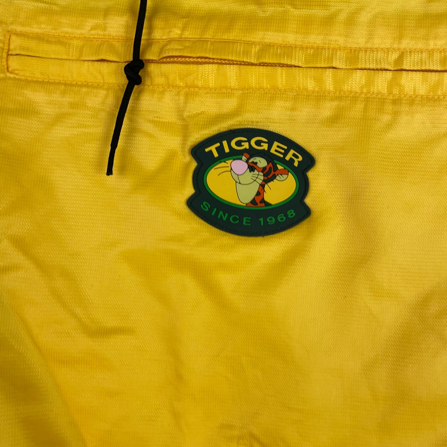 Disney Store Tigger Sports Yellow Navy Blue Hooded Anorak Windbreaker Jacket