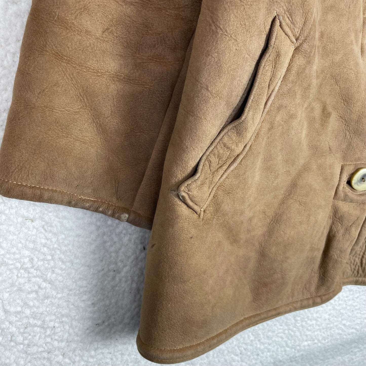 Vintage 1950s Abercrombie & Fitch Marlboro Man Shearling Jacket