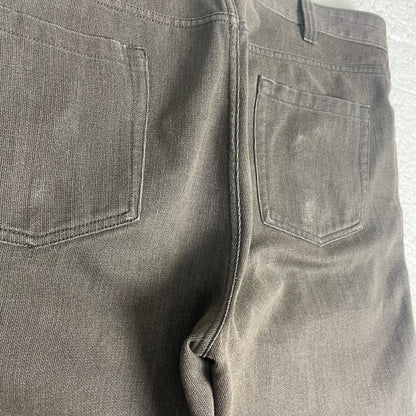 Wide Leg Brown Low Crotch Barrel Baggy Pants