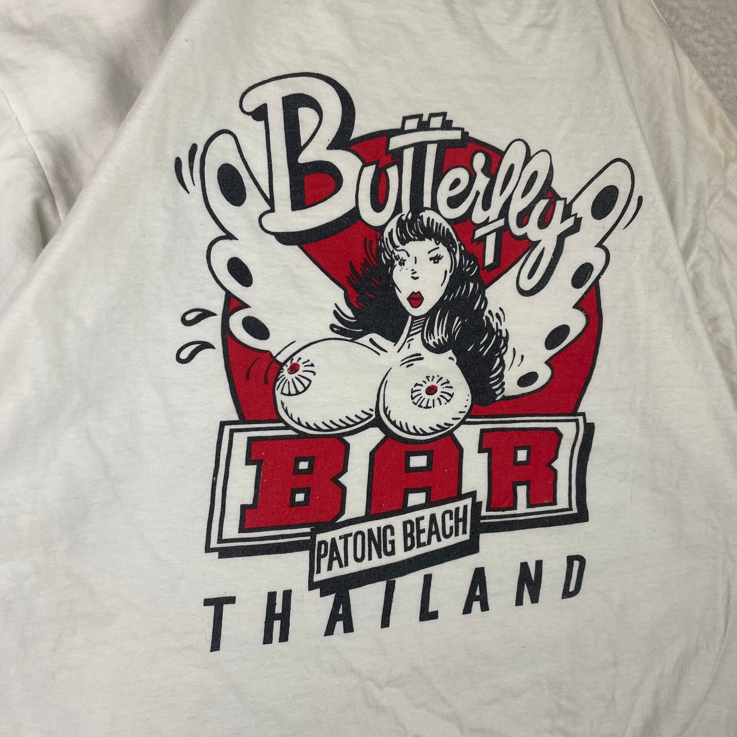 Vintage Thailand Patong Beach Sexy Girl Shirt