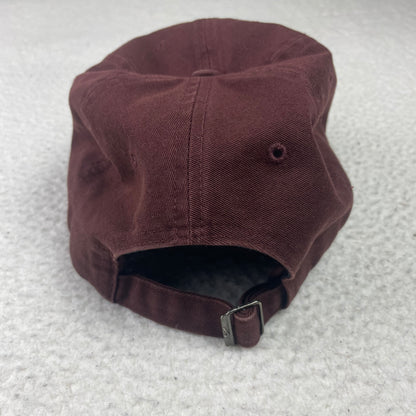Vintage Nike Burgundy Strapback Center Logo Hat