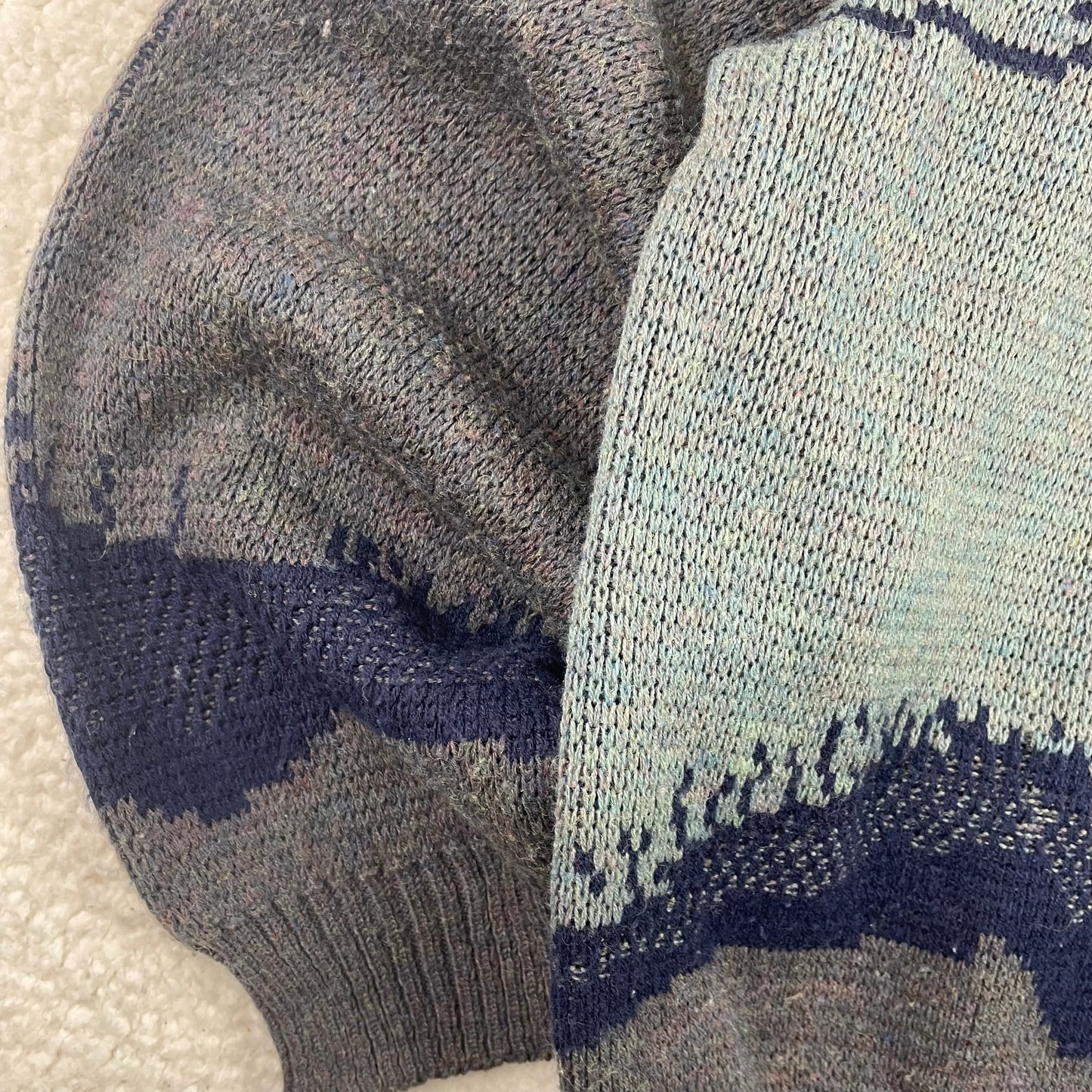 Vintage Arnold Palmer Golf Embroidery Indigo Cardigan Sweater