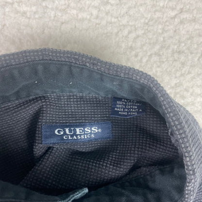 Vintage Guess Waffle Knit Button Down Shirt