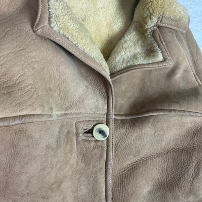 Vintage 1950s Abercrombie & Fitch Marlboro Man Shearling Jacket