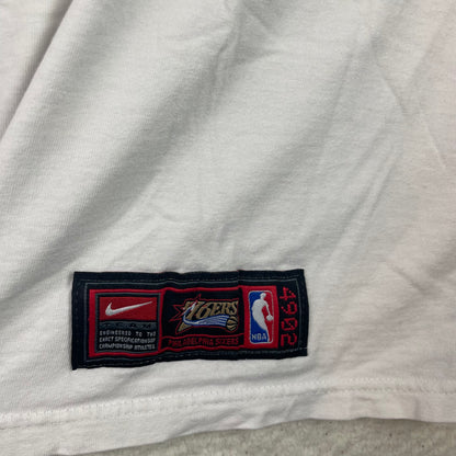 Vintage Nike Center Logo NBA Philadelphia Seventy Sixers 76ers Shirt