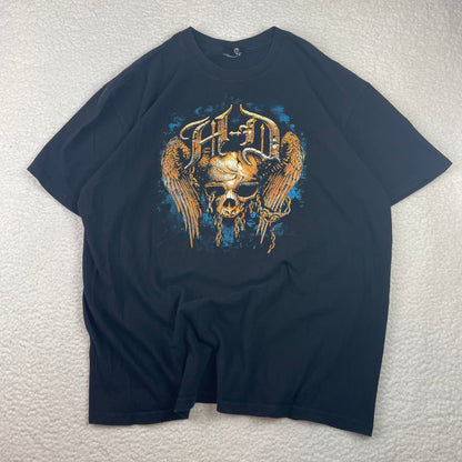 Vintage Harley Davidson Y2K Skulls Shirt