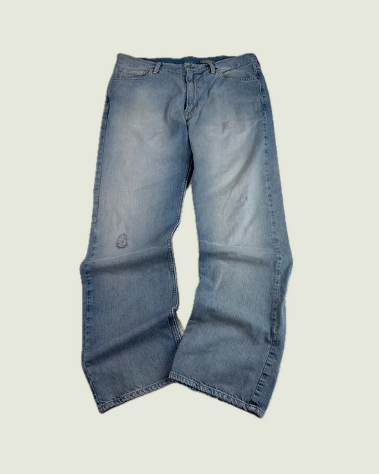 Polo Ralph Lauren Baggy Loose Light Wash Jeans