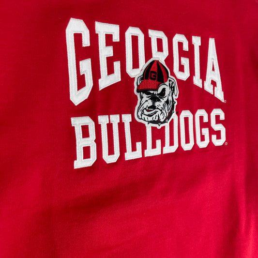 Champion Georgia Bulldogs Pullover Red Sweatshirt