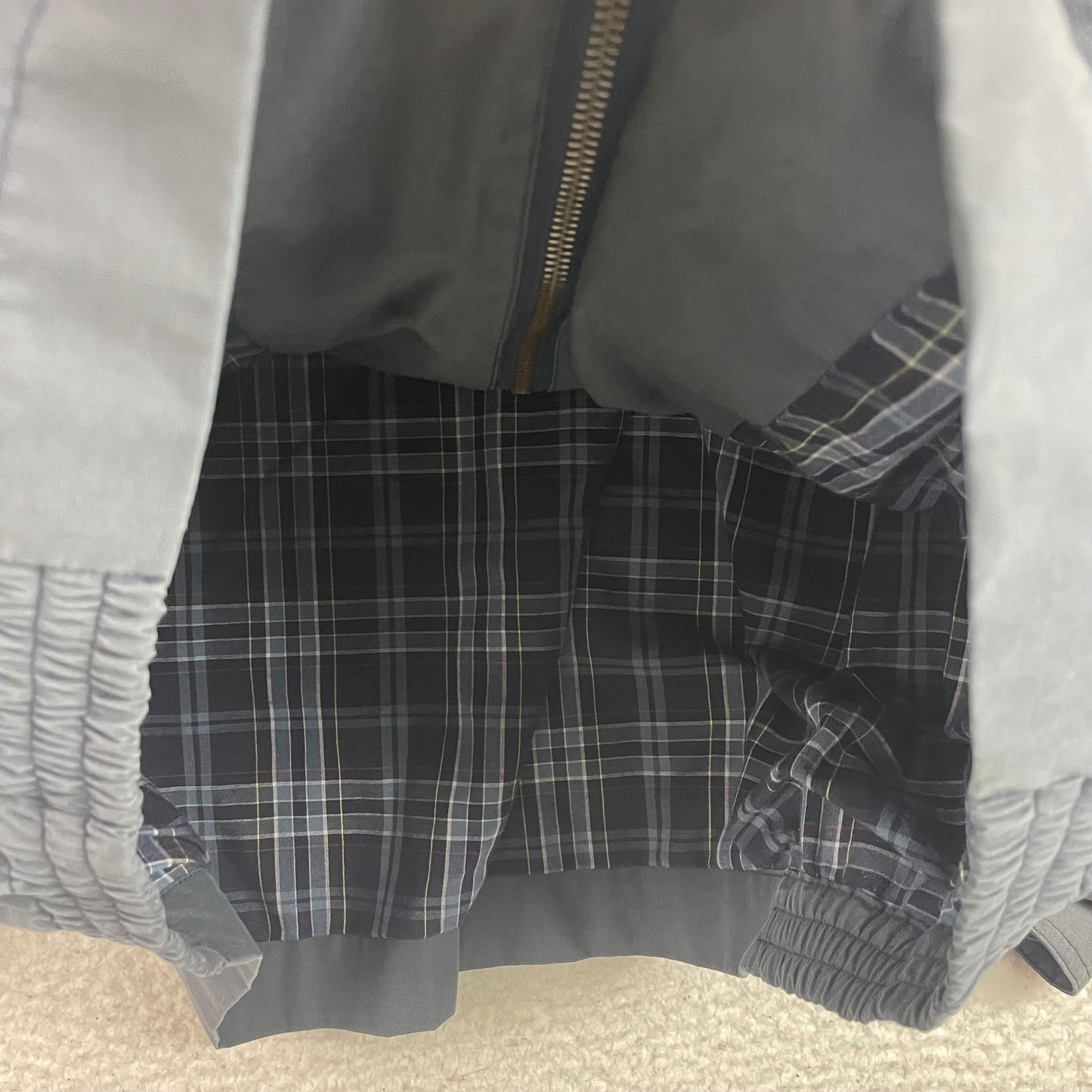 Vintage Flying Scotsman Harrington Flannel Lined Jacket