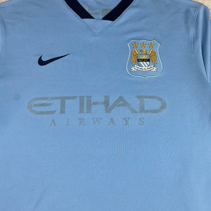Nike Manchester City Sagna #3 Sky Blue Soccer Jersey