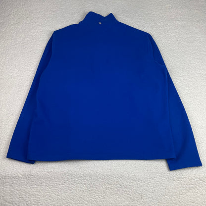 Polo Ralph Lauren Blue Green Performance Fleece 1/4 Zip Sweatshirt XL