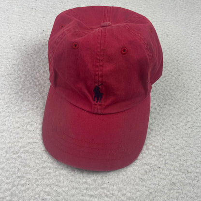 Polo Ralph Lauren Polo Pony Logo Red Strapback Hat