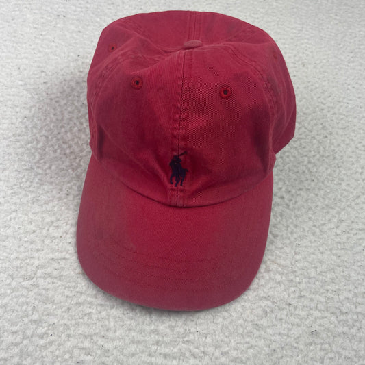 Polo Ralph Lauren Polo Pony Logo Red Strapback Hat