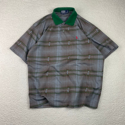 Vintage Polo Ralph Lauren Golf Pattern Polo