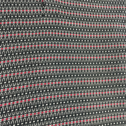Vintage Knightsbridge Geometric Knit Polo Sweater