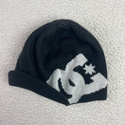 Vintage DC Shoes Skater Beanie Hat With Visor Brim