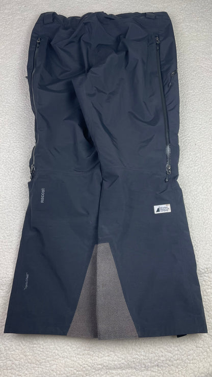 Mountain Equipment Company Men's Black RECCO Ski Snow Pants