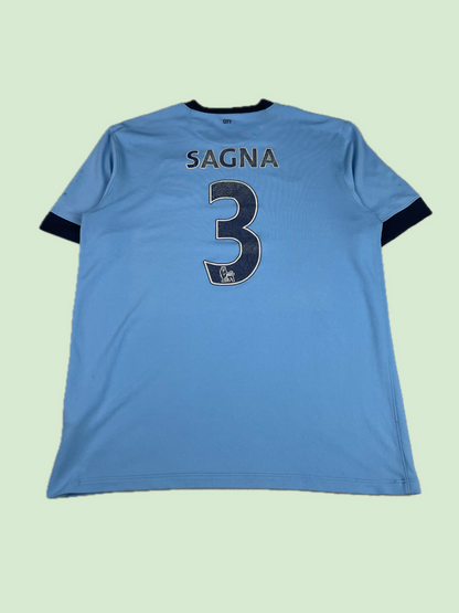 Nike Manchester City Sagna #3 Sky Blue Soccer Jersey
