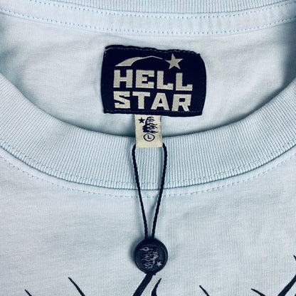 Deadstock Hellstar World Tour Sky Blue Shirt