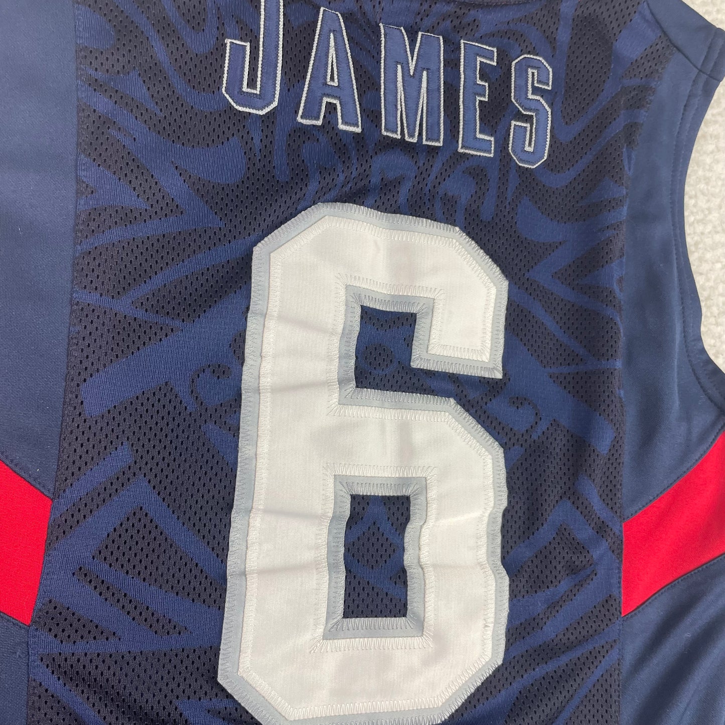 100% Authentic Nike Team USA Lebron James Jersey 2008