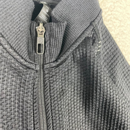 Lululemon Sojourn Zip Up Waffle Knit Track Jacket
