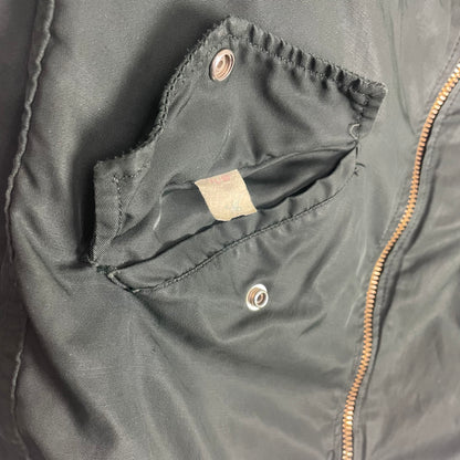 True Vintage 1980s Aviator Satin Bomber Jacket