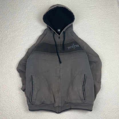 Vintage PrAna Y2K Striped Zip Up Hoodie