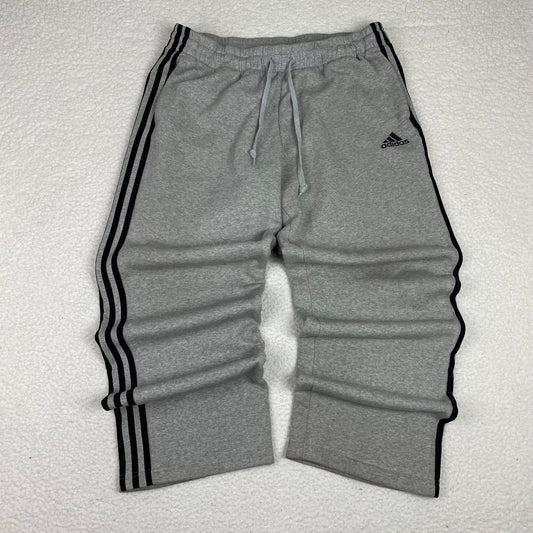 Adidas Super Baggy Striped Gray Sweatpants