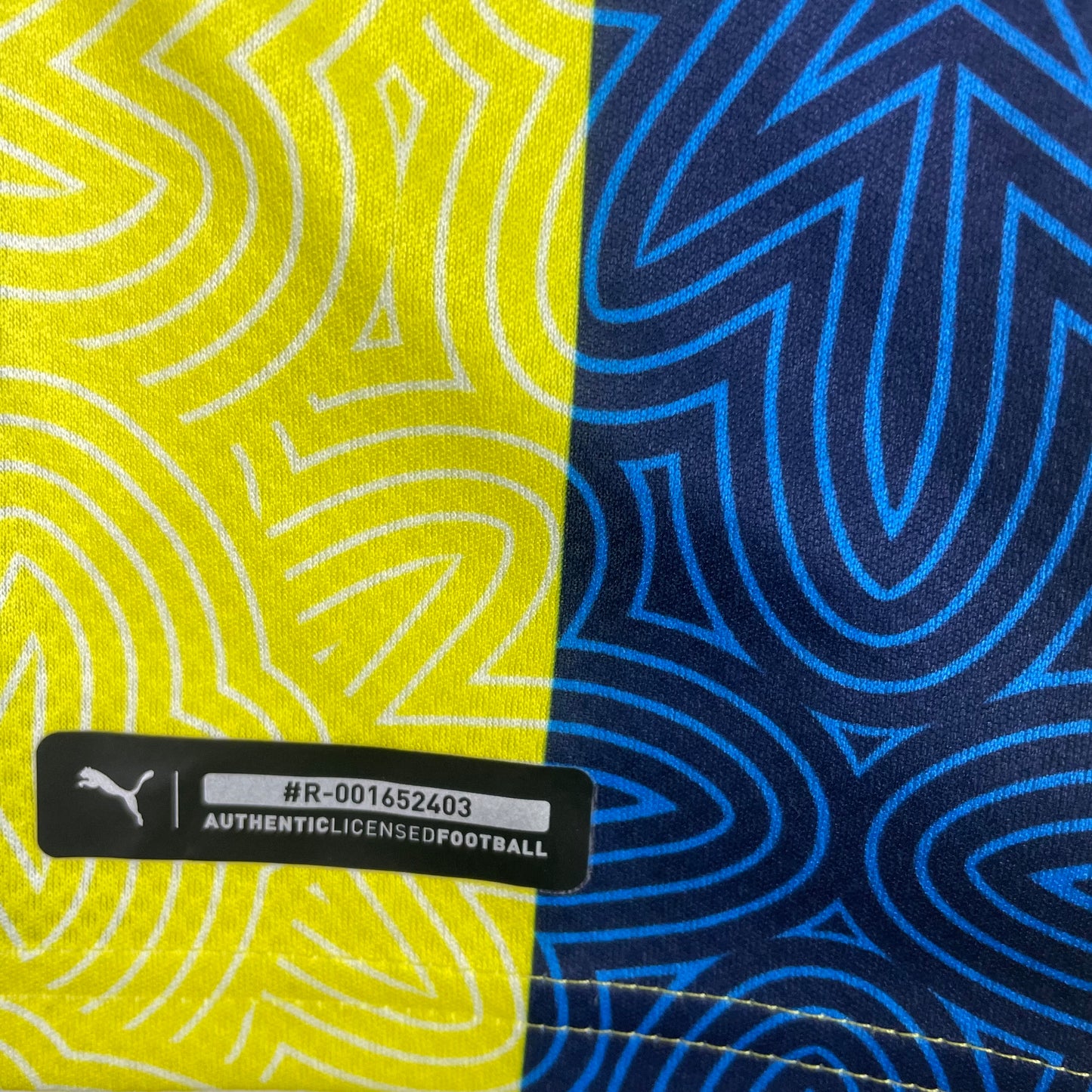 Puma Fenerbahçe Mehmet 7 Soccer Jersey Yellow Navy Striped