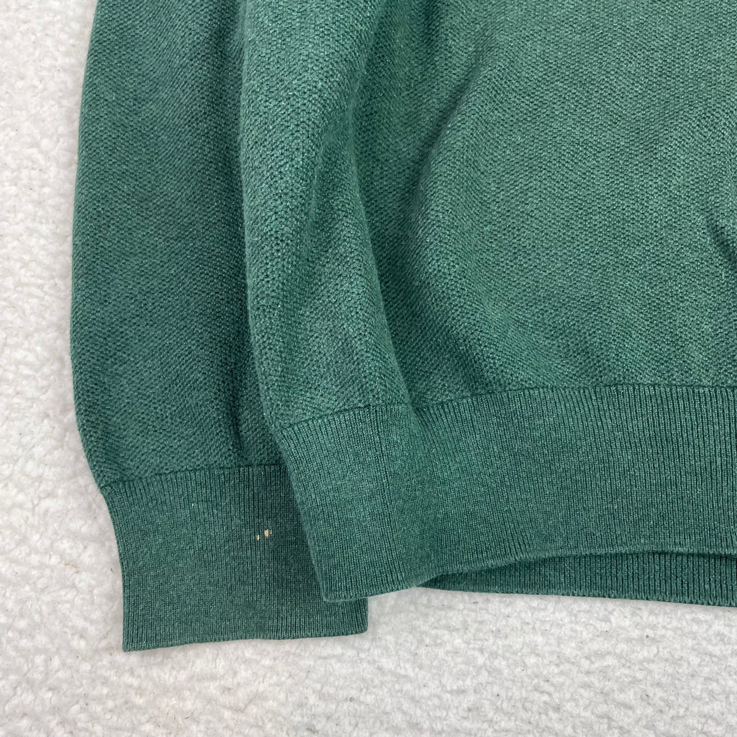 Vintage Polo Ralph Lauren 1/4 Zip Up Green Sweater