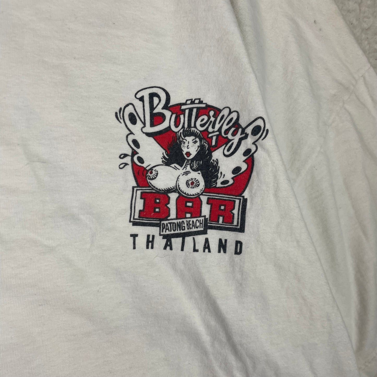 Vintage Thailand Patong Beach Sexy Girl Shirt