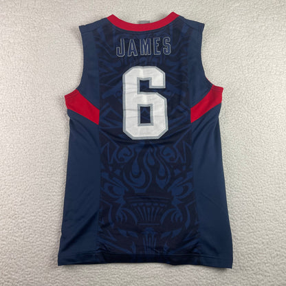 100% Authentic Nike Team USA Lebron James Jersey 2008