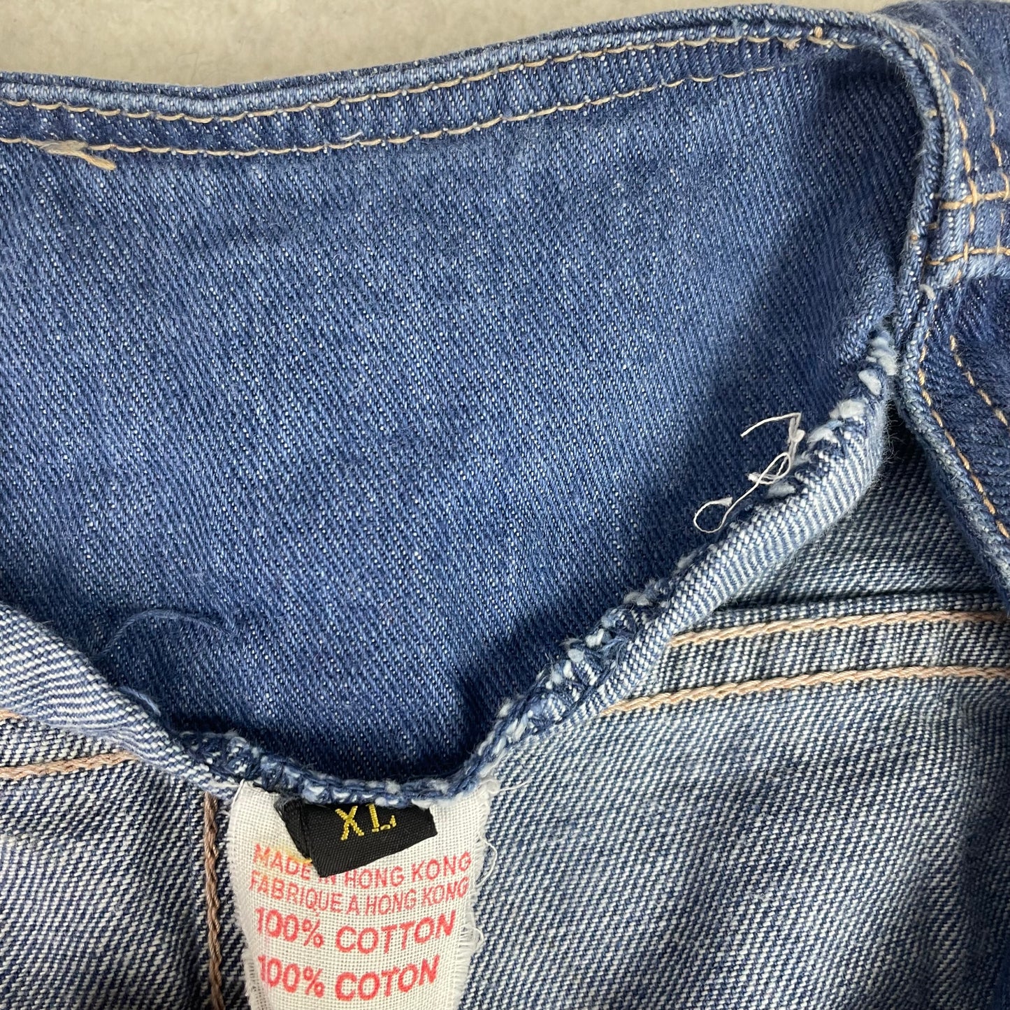 Lee Vintage Blue Denim Button Up Vest