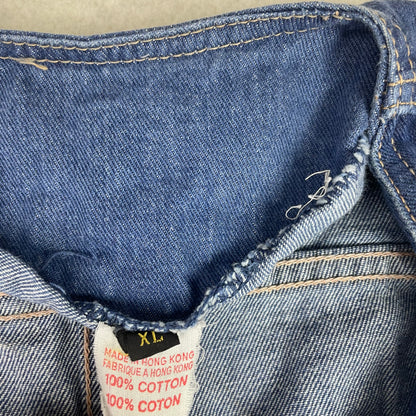 Lee Vintage Blue Denim Button Up Vest