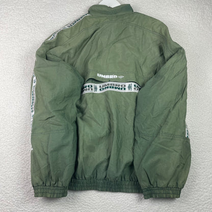 Vintage Umbro Sage Green Zip Up Windbreaker Jacket