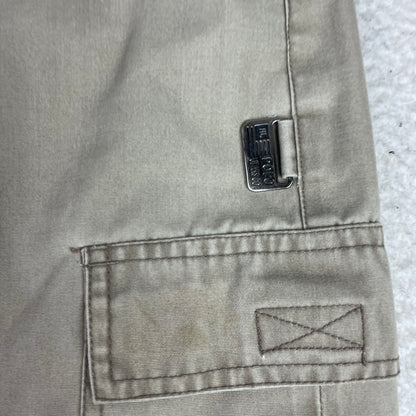Polo Jeans Co. Khaki Cargo Shorts Vintage RL Flag Tan