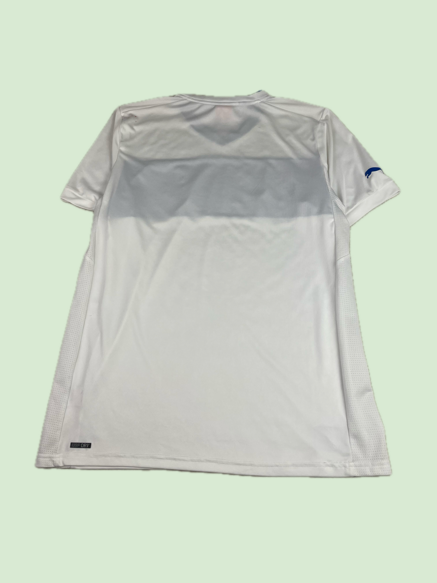 Puma Italy FIGC National Team Soccer Jersey White Blue