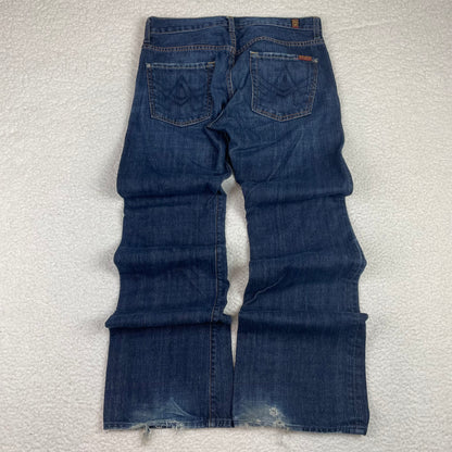 7 Seven For All Mankind Brett Dark Wash Bootcut Jeans