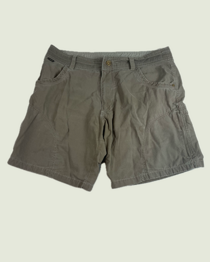 Kuhl Ramblr Patina Dye Olive Cargo Shorts