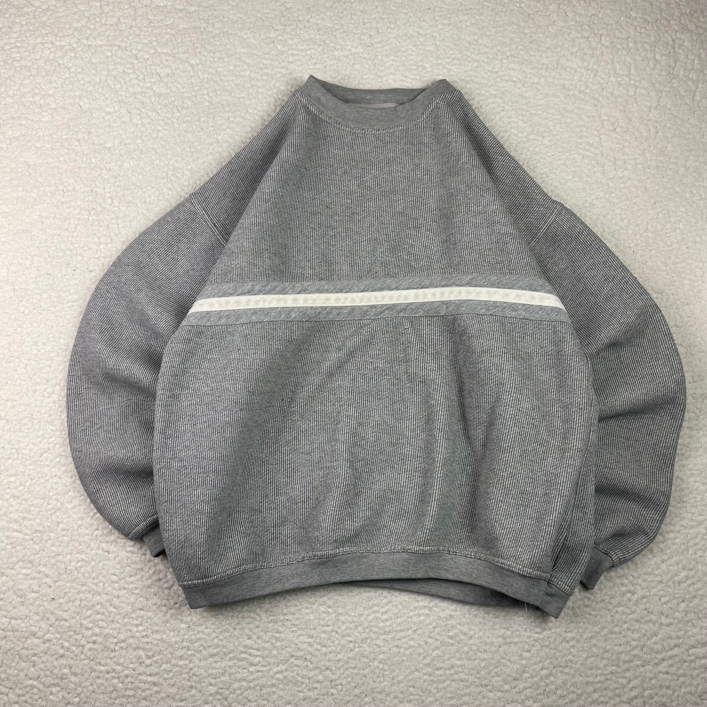 Vintage Bullhead Boxy Fit Ribbed Pullover Sweatshirt