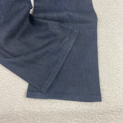 Y2K Diesel Ronhar Dark Wash Stretch Denim Flare Jeans 27 Made In Italy