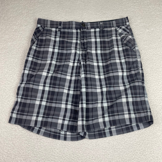 Lululemon Grey Plaid Performance Golf Shorts 36 Outdoors Casual